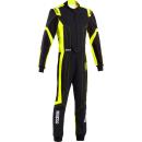 Sparco Kartoverall Thunder Advanced schwarz/gelb Gr. XS